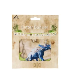 Dinosaur Printed Letter Banner