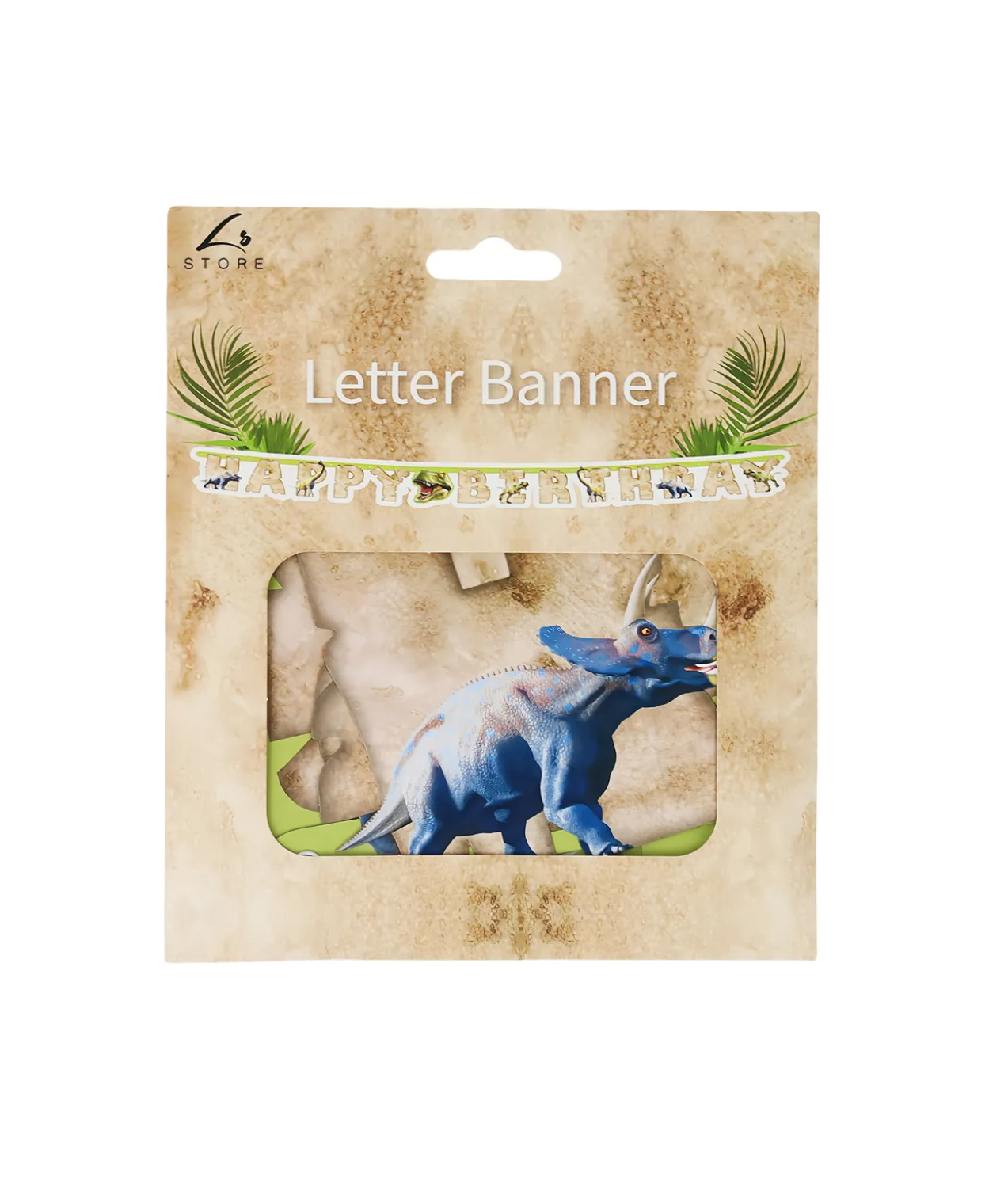 Dinosaur Printed Letter Banner