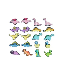 Dinosaur Shoe Charms 20pc