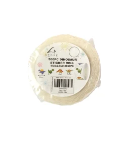 Dinosaur Sticker Roll 2.5×2.5cm 500pc