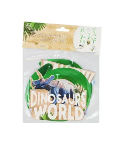 Dinosaur Swirl Flag Decoration