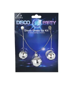 Disco Dress-Up Kit Earrings & Necklace
