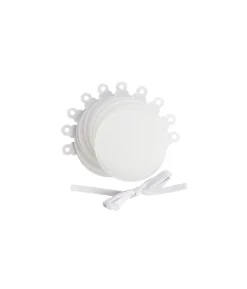 DIY Blank Round Acrylic Ornament 7.5 x 8.45cm 10pc