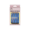 Dodger Blue Press On Nails 24pc
