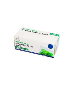 Double Seal Zip Lock Plastic Bags 100pc 18x17cm