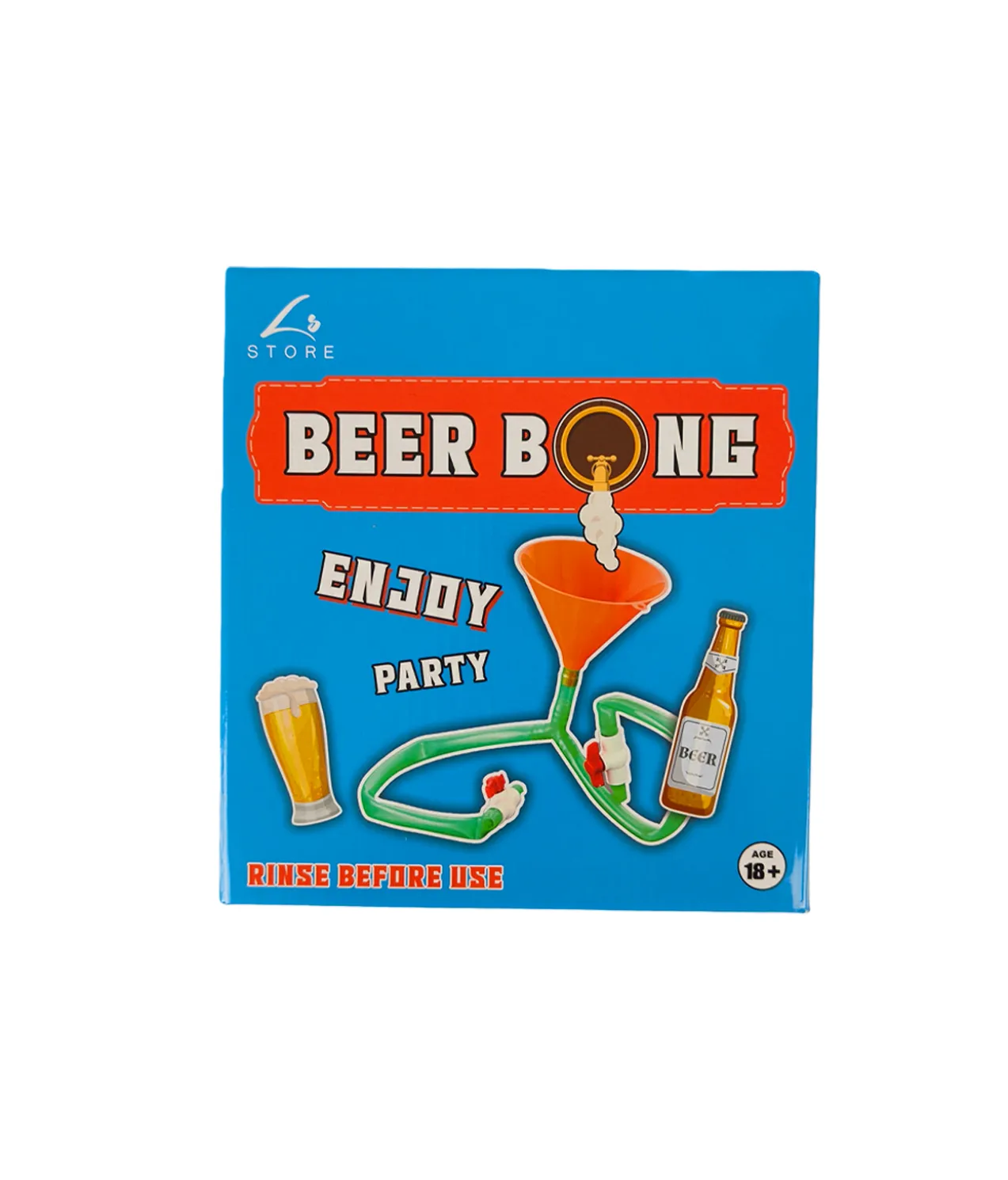 Double Tube Beer Bong