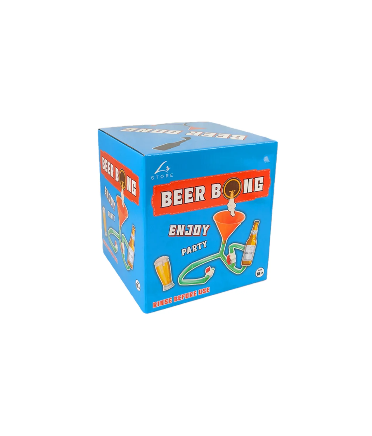 Double Tube Beer Bong