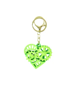 3D Printed Heart Shape Key Ring Assorted