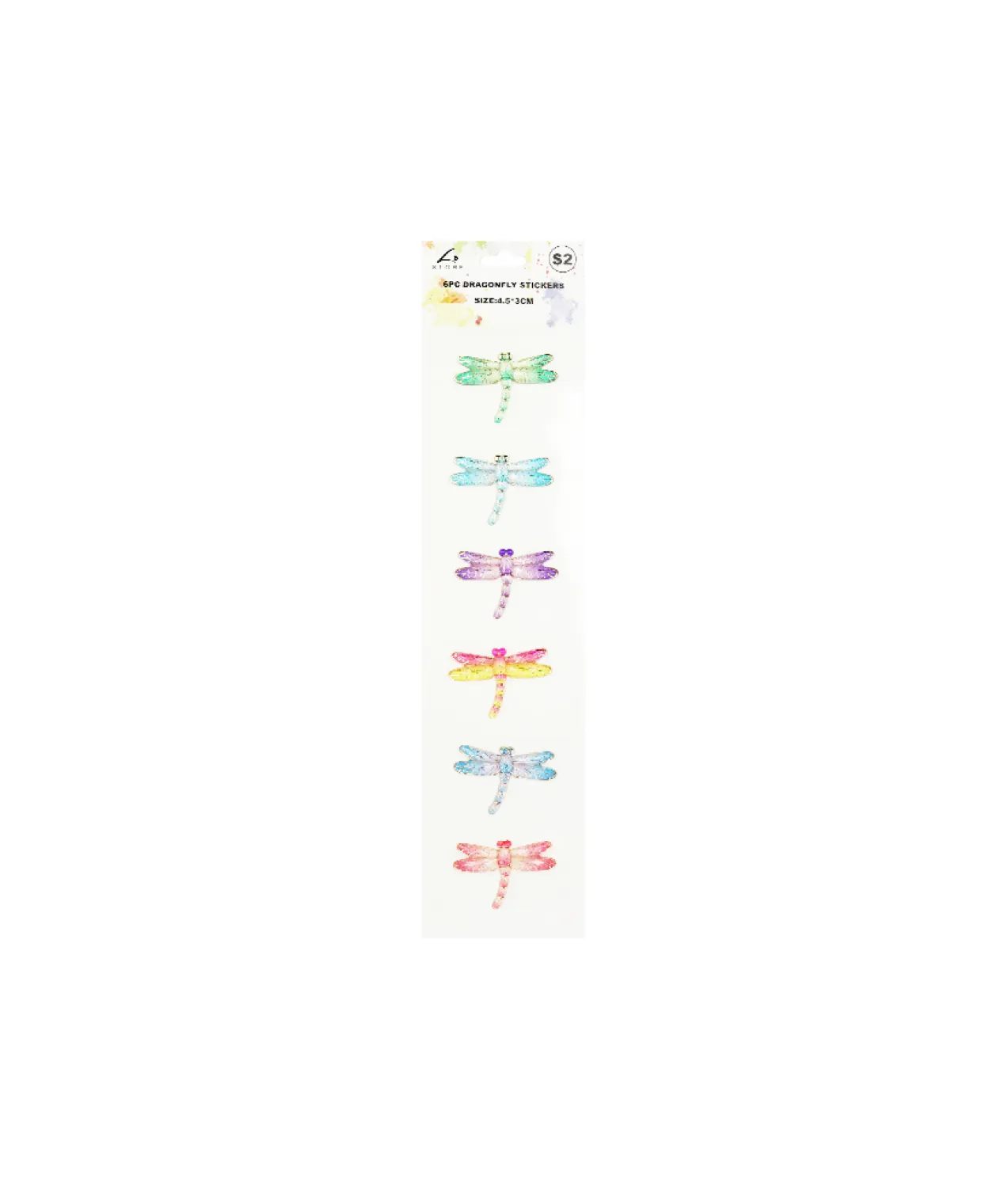Dragonfly Stickers 6pc
