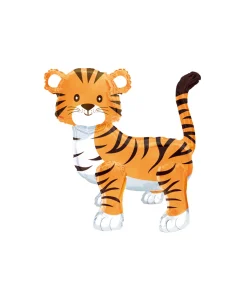 3D Tiger Foil Balloon 58x56x30cm