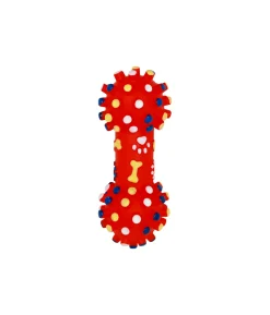 Dumbbell Squeaky Dog Toy Assorted