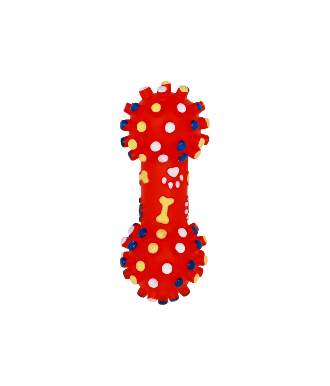 Dumbbell Squeaky Dog Toy Assorted