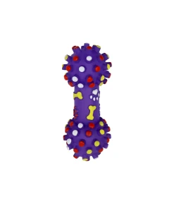 Dumbbell Squeaky Dog Toy Assorted