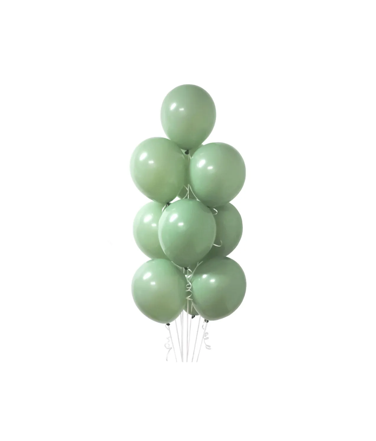 Dusty Green Latex Balloons 12inch 20pk