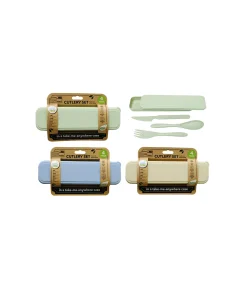 Eco-Friendly Cutlery Set Assorted 4pc