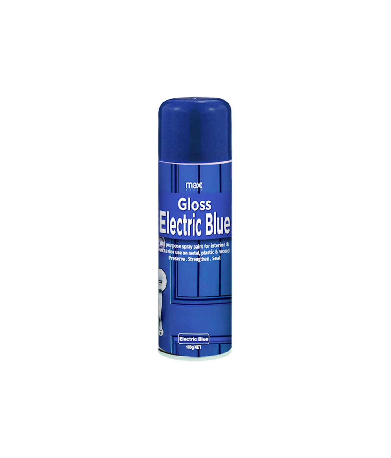 Electric Blue Gloss Spray Paint 100ml