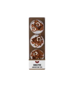 Emoji Poop Icing Decorations 12pk