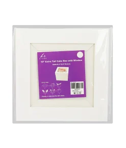 Extra Tall Cake Box with Window 10in