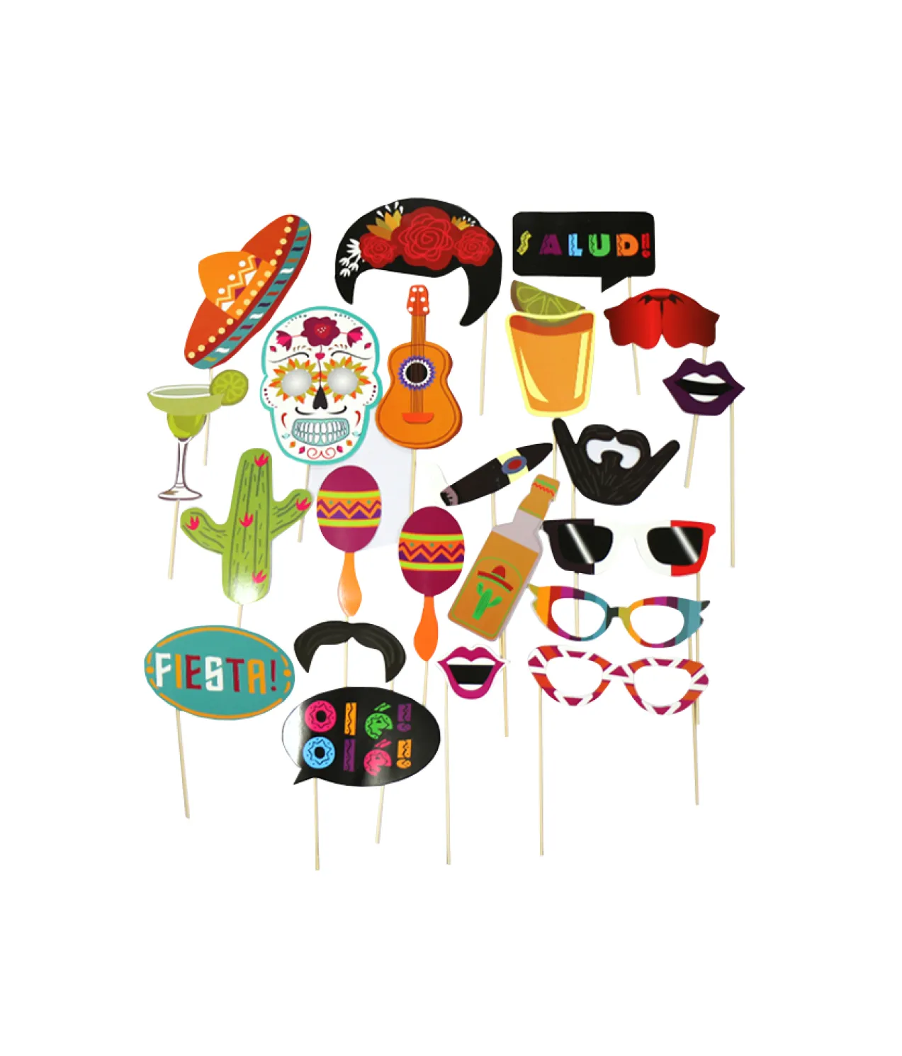Fiesta Party Photo Props
