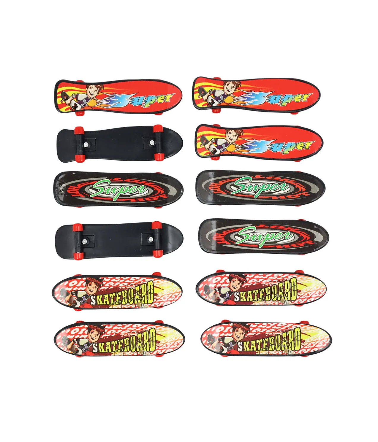 Finger Skateboard 10cm 12pk