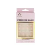 Flesh Pink French Tip Press On Nails 24pc