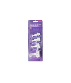 Flower Fondant Plunger Cutters 4pc
