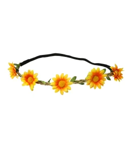 Flower Head Wrap Daisy Orange