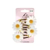 Flower Snap Clip Set 4pk