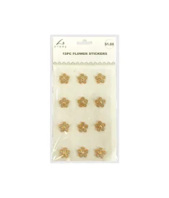 Flower Stickers 12pc