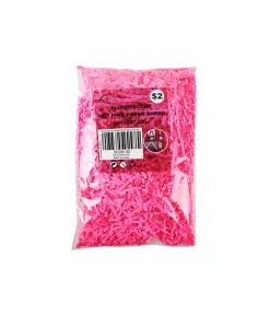 Fluorescent Hot Pink Paper Shreds 80g