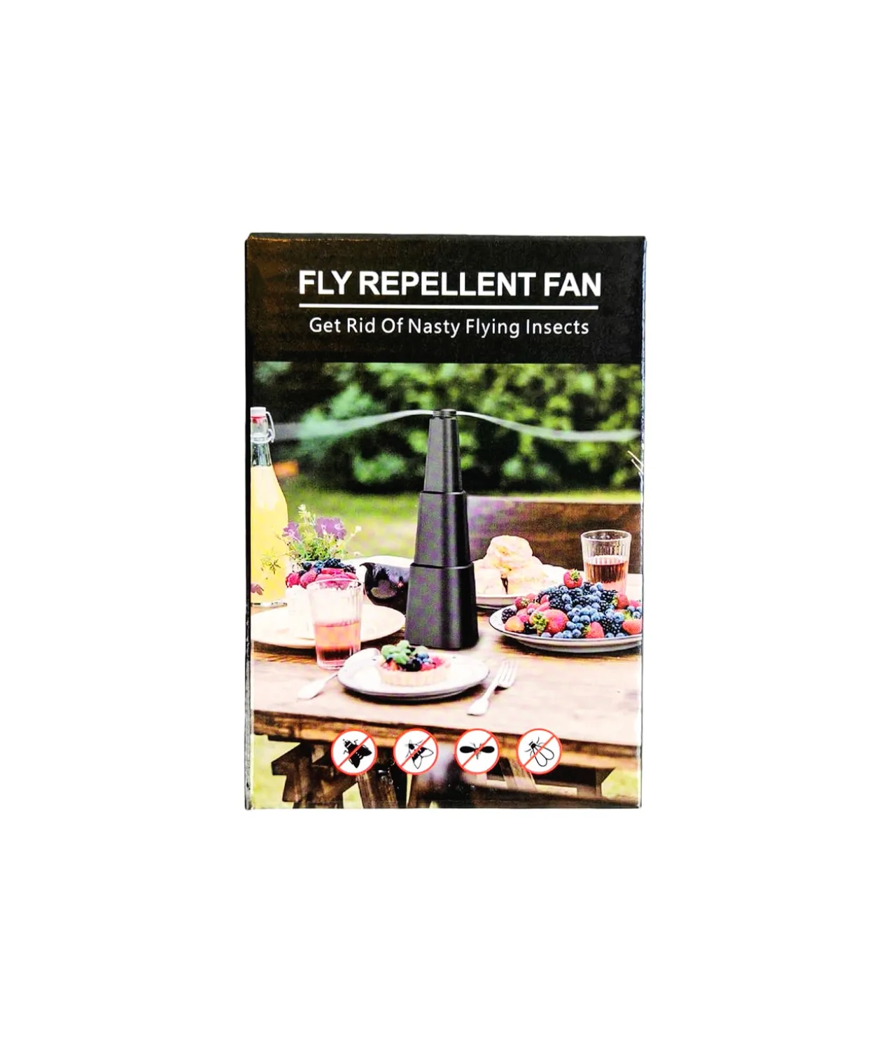 Fly Repellent Fan 8.2×8.2x23cm