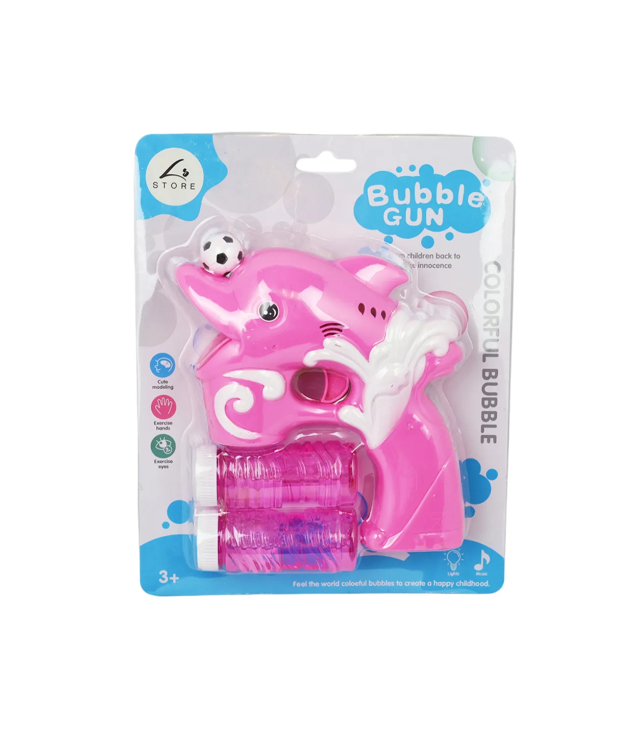 Football Dolphin Bubble Gun Assorted