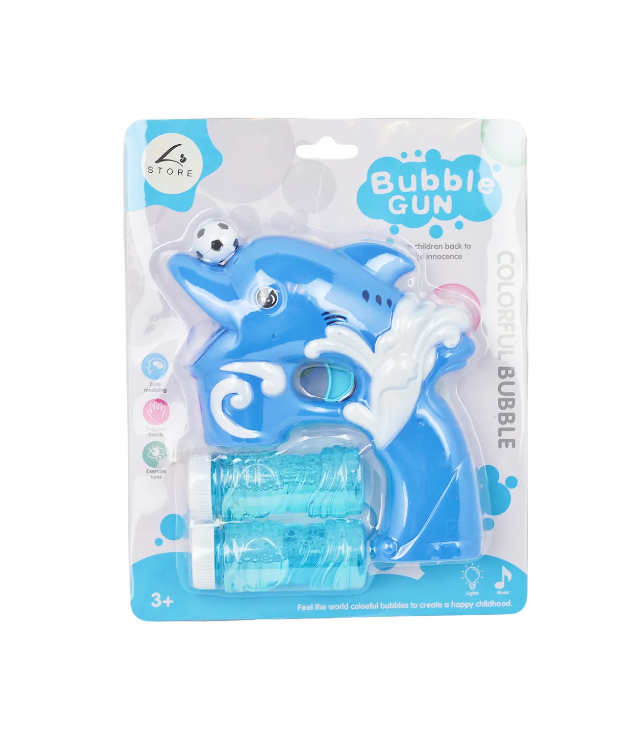 Football Dolphin Bubble Gun Assorted