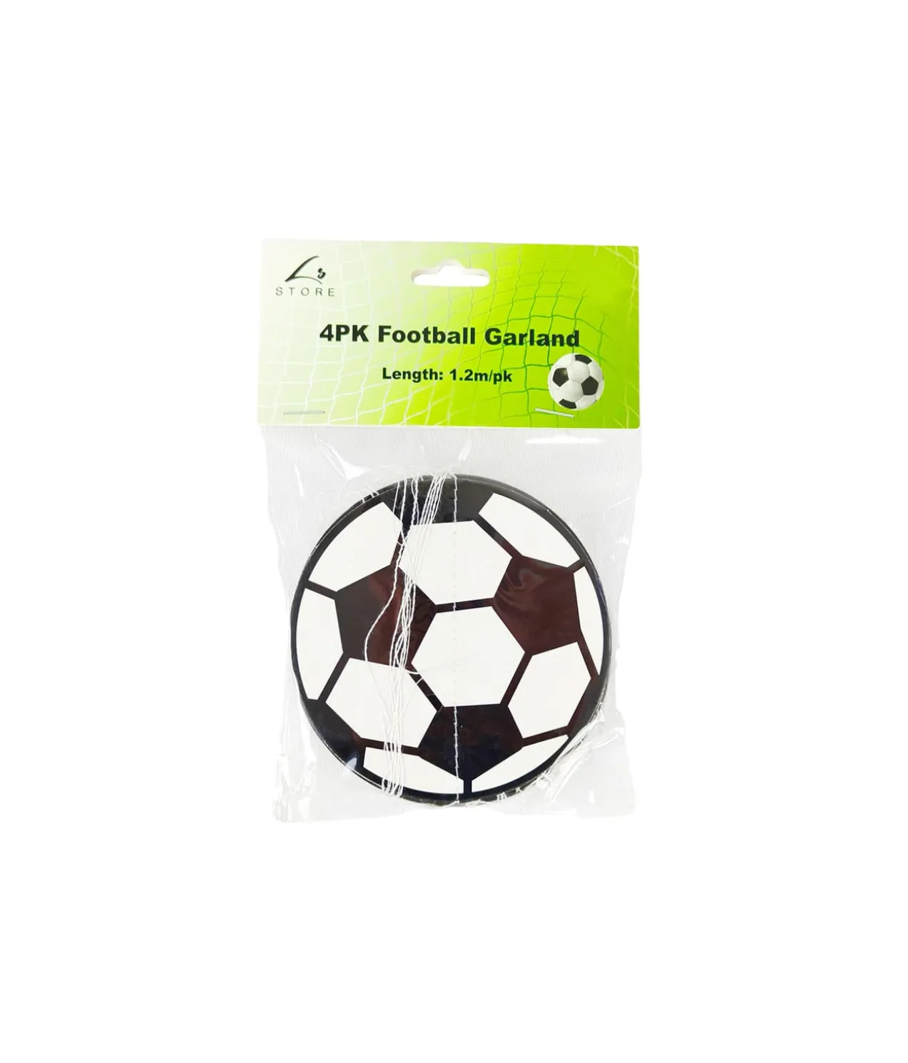 Football Garland 10cm x 1.2m 4pc