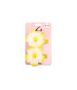 Frangipani Flower Clip 2pk