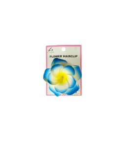 Frangipani Flower Hairclip 7cm assorted