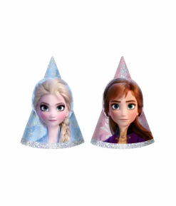 Frozen 2 Party Hats Mini Holographic 8pc