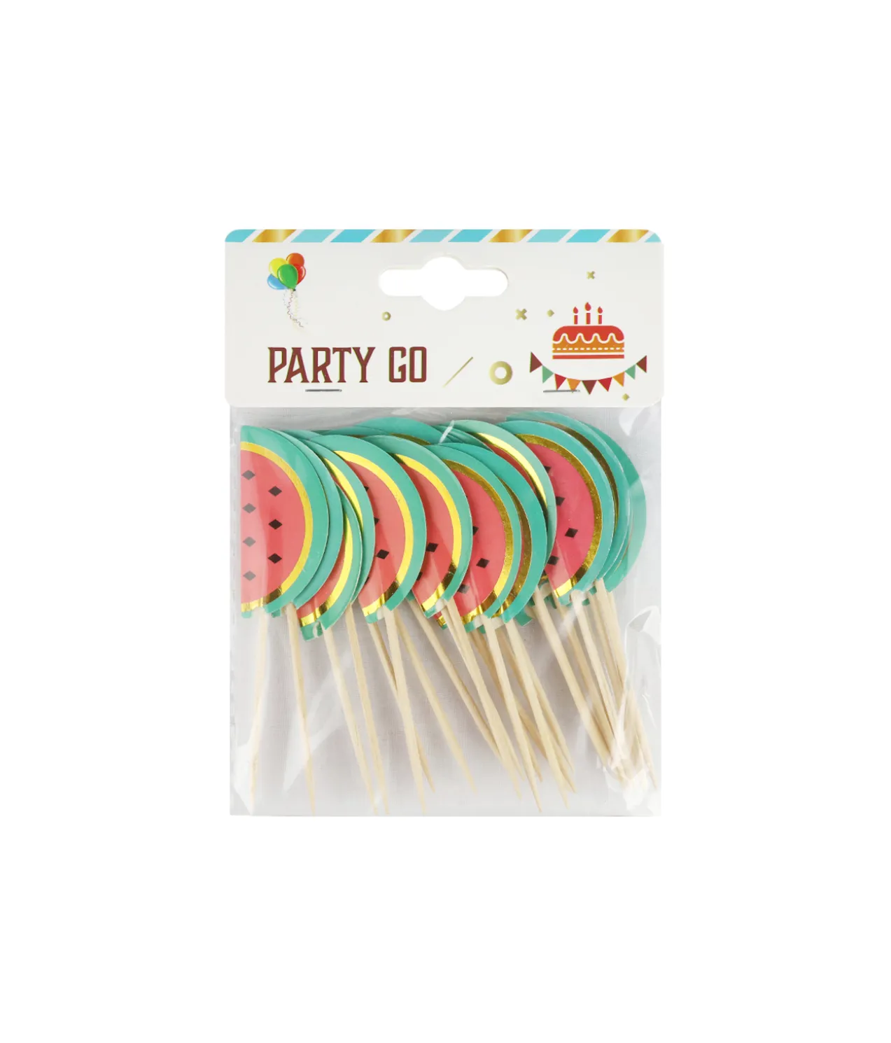 Fruit Shape Party Picks Assorted 24pk