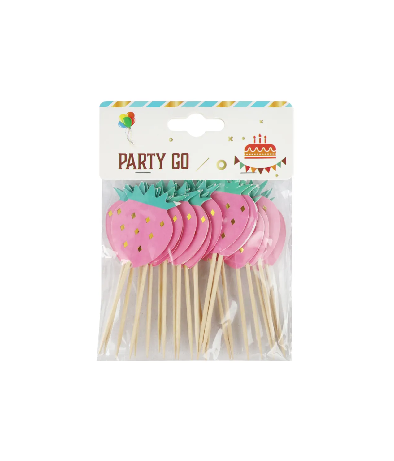 Fruit Shape Party Picks Assorted 24pk