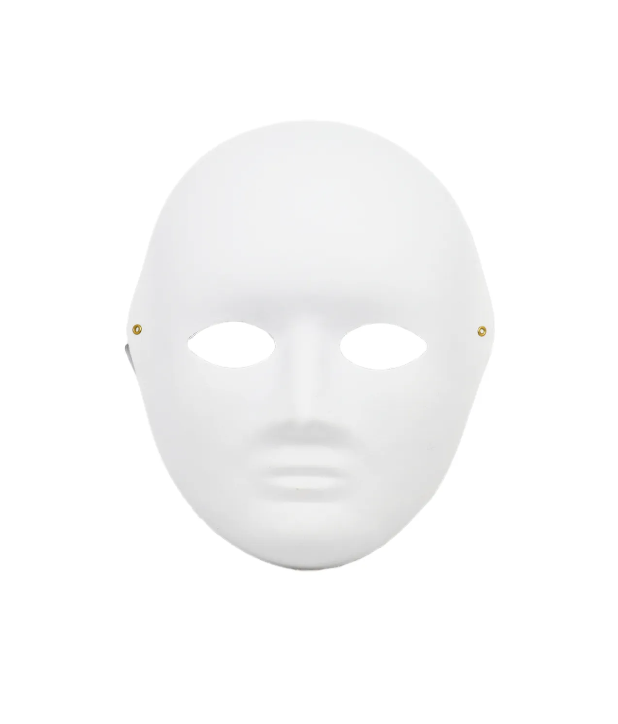 Full Face Paintable Paper Mask Small