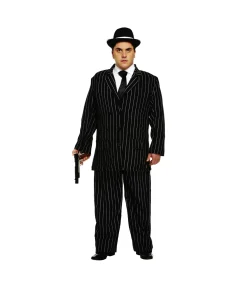 Gangster Black Adult XL
