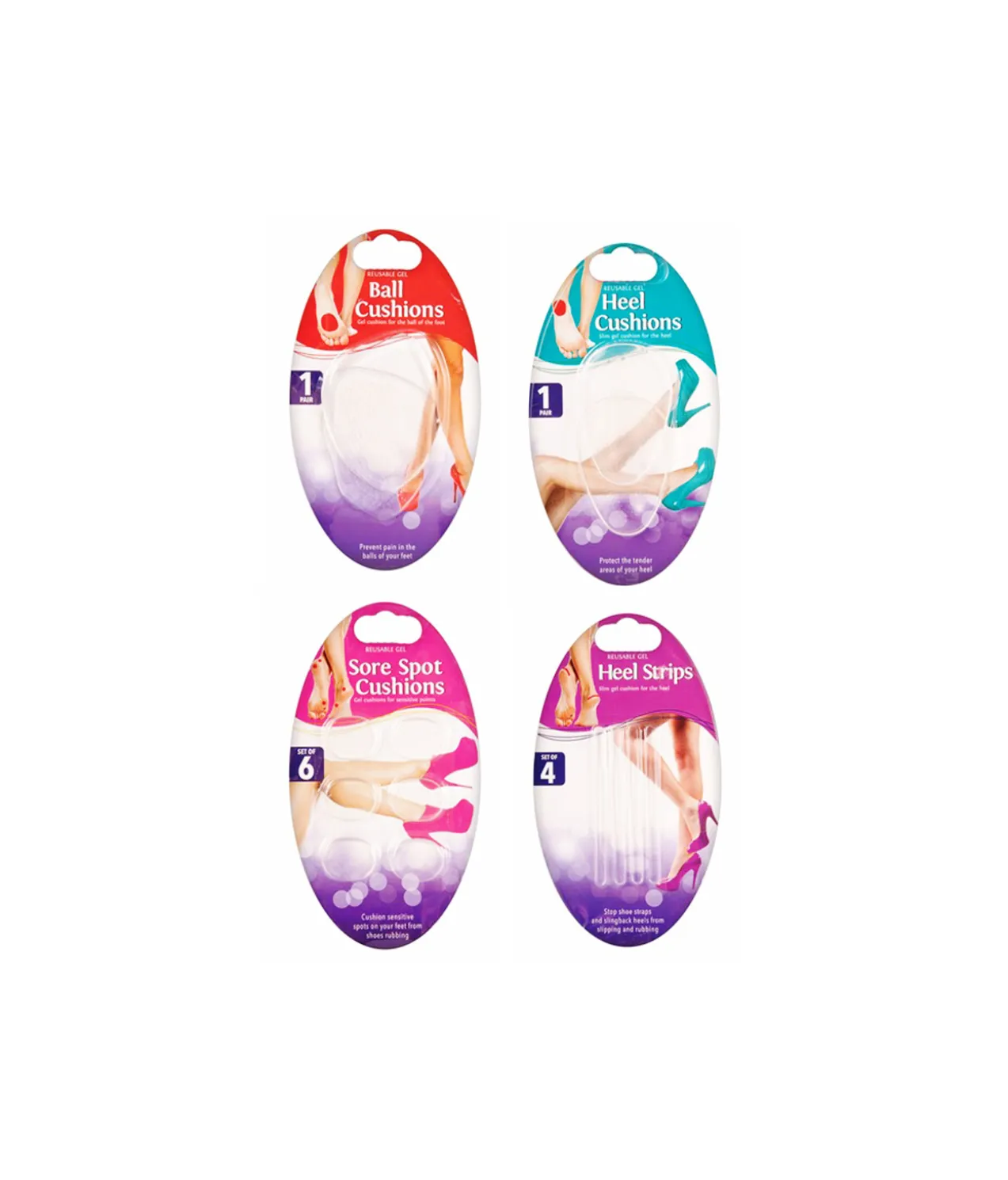 Gel Shoe Inserts Assorted
