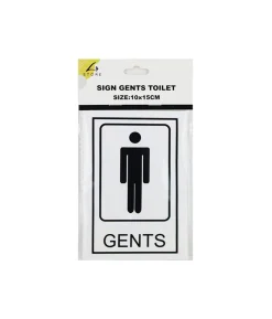Gents Toilet Sign 10x15cm