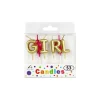 Girl & Balloons Candles 6pk