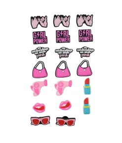 Girl Power Shoe Charms 20pc