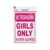 Girls Only Sign 20x30cm