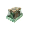 Glass Bottle with Cork Lid 100ml 6pk
