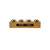 Glass Bottle With Gold Lid 4pk