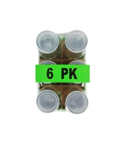 Glass Bottle with PE Lid 300ml 6pk