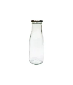 Glass Bottle With Tin Lid 400ml